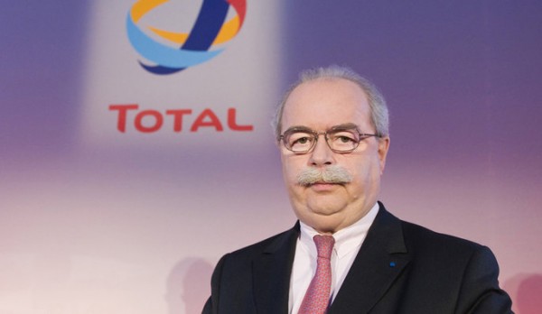 Christophe de Margerie, Chief Executive Office of French oil company Total, attends the company's 2008 annual results presentation in Paris
