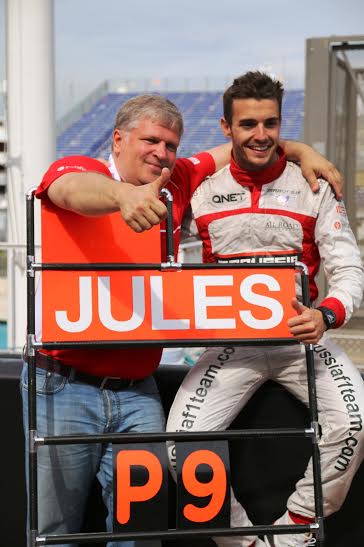  F1-2014-MONACO-JULES-BIANCHI-pose-apres-l-arrivee-P9-Photo-Jean-Francois-THIRY.