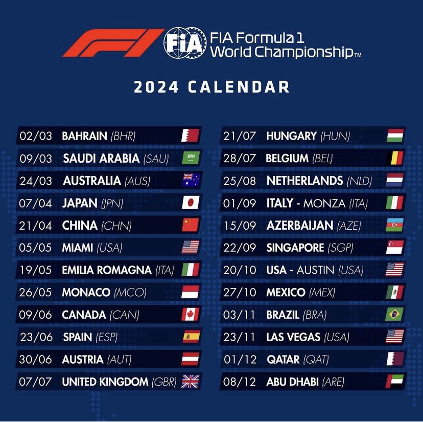 Le calendrier 2024 des Circuits du Mans